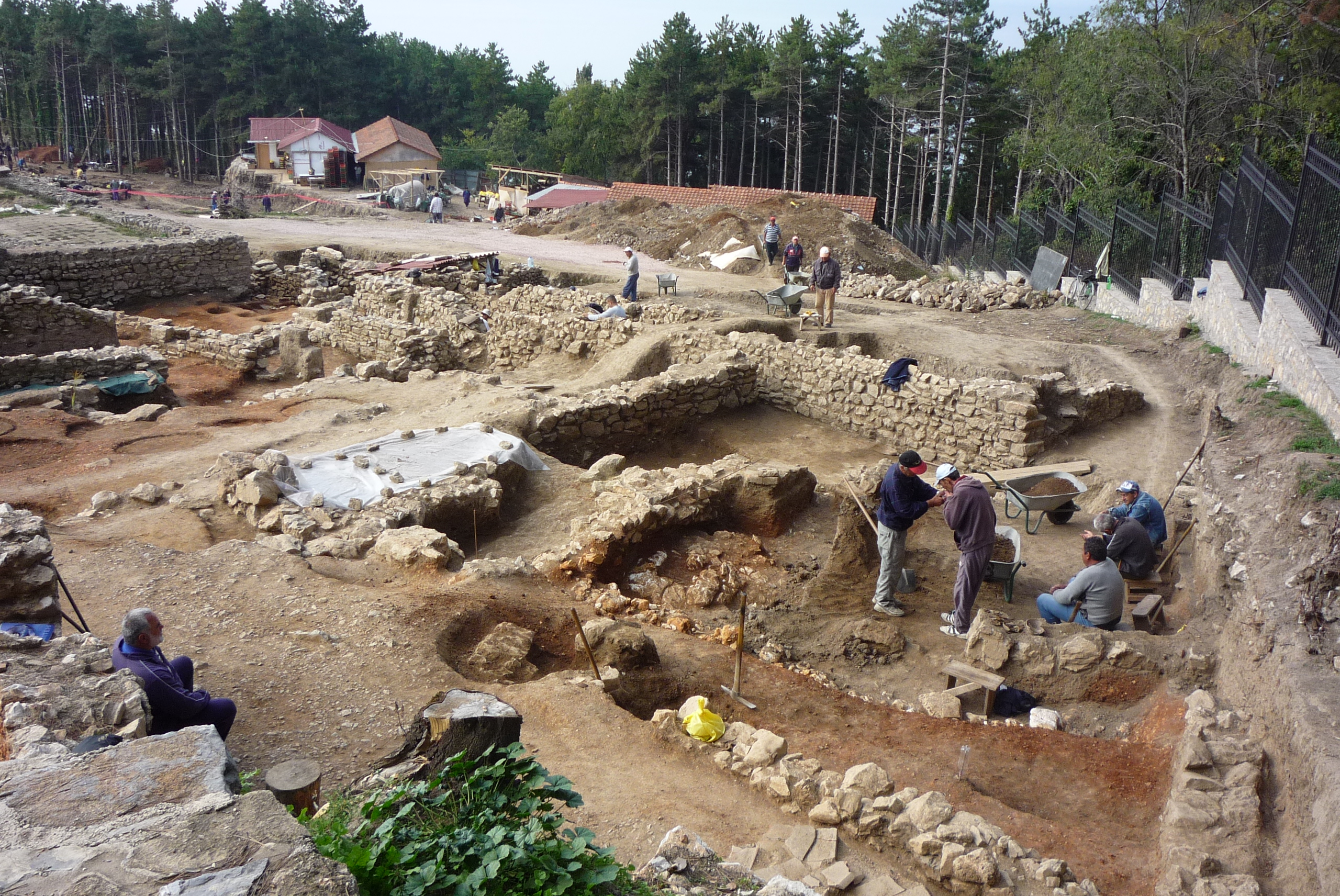 Archaeological Dig Sites at Plaosnik Monastery